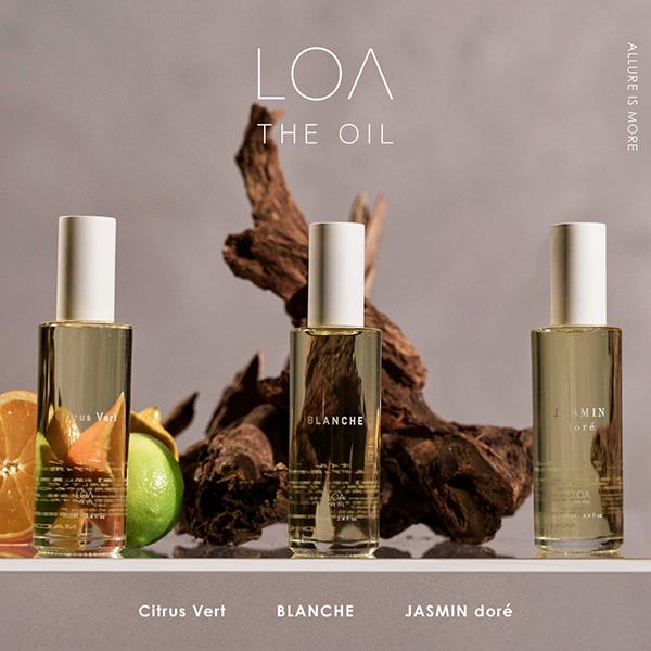 LOA THE OIL ~Citrus Vert / BLANCHE / JASMIN doré~ – ANGEVOGUE